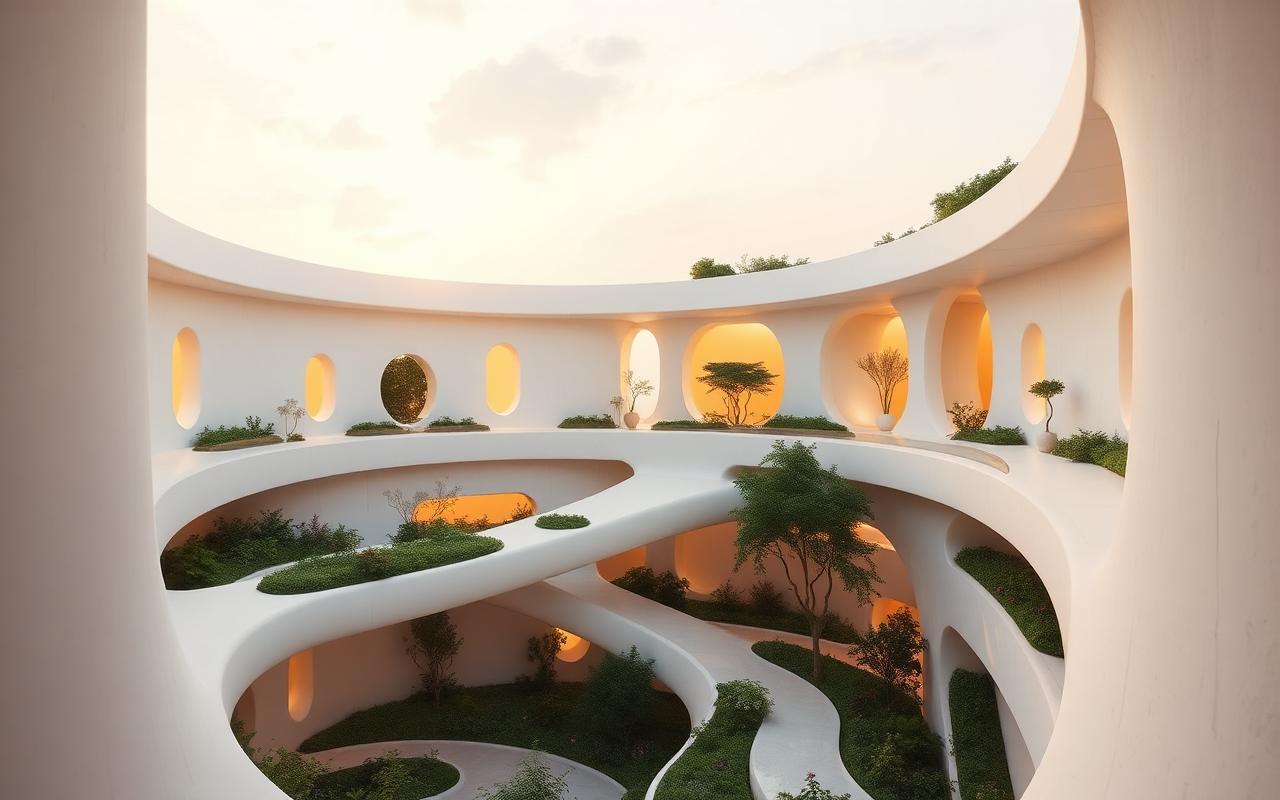 Futuristic conscious architecture